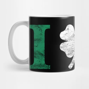 I Love Ireland Shamrock Irish Colors Gift Mug
